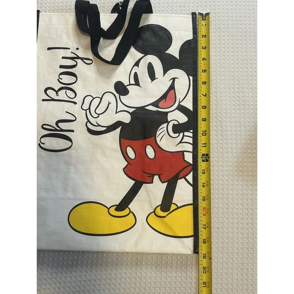 Disney - NEW - Mickey Mouse - Crew Socks (Set Of 2) + Tote - Unisex (Men/Women)